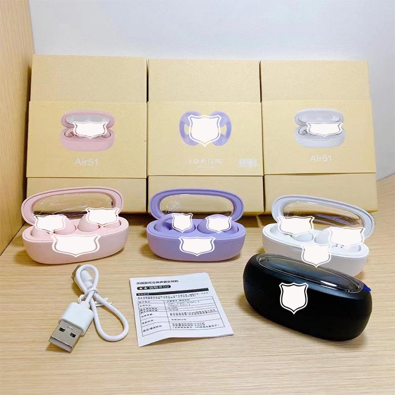 Air50/Air51 Bluetooth Headset Suitable for Sony's Same Bone Conduction Earphone Clip Ear Sports Bluetooth Headset full figure