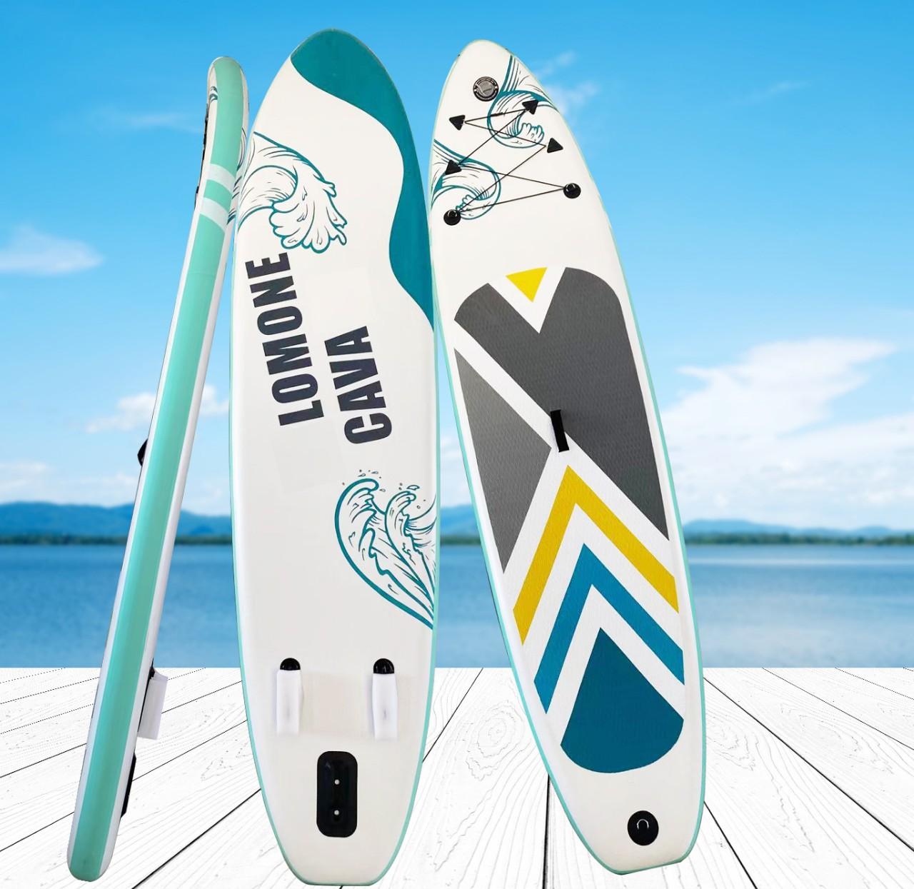 one piece dropshipping sf free shipping spot sup surfboard standing inflatable paddle adult paddle board double paddle board