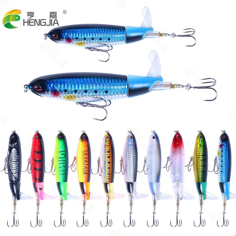 henjia 13g 17g 36g floating pencil propeller bait wholesale simulation lure water surface tractor full figure