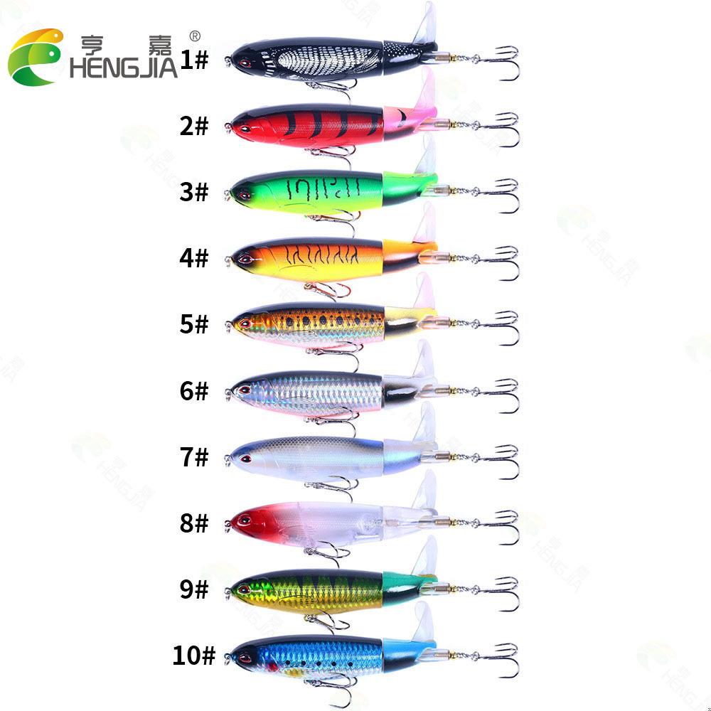 henjia 13g 17g 36g floating pencil propeller bait wholesale simulation lure water surface tractor Item Picture