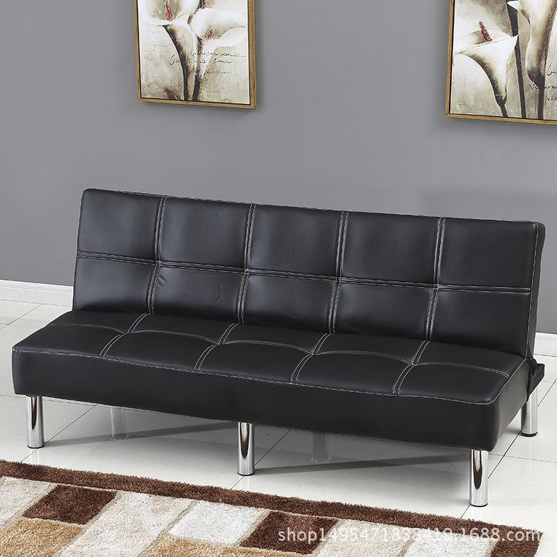 factory direct sales multi-functional small apartment foldable sofa bed rental apartment lazy sofa leather sofa bed