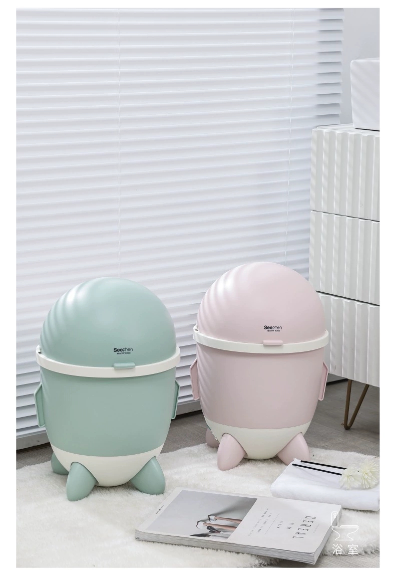 S81-SF-328 Rocket trash can Living Room kitchen Bedroom Garbage collection bucket Student dormitory garbage collection undefined