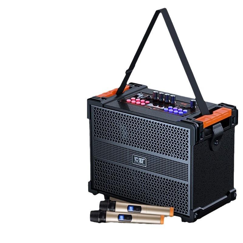 sony ericsson f29 audio outdoor square dance speaker strap three-frequency pull rod portable built-in sound card internet celebrity live broadcast Item Picture