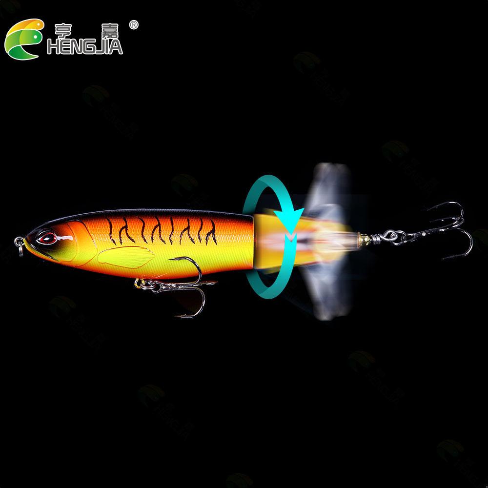 henjia 13g 17g 36g floating pencil propeller bait wholesale simulation lure water surface tractor Specification drawing
