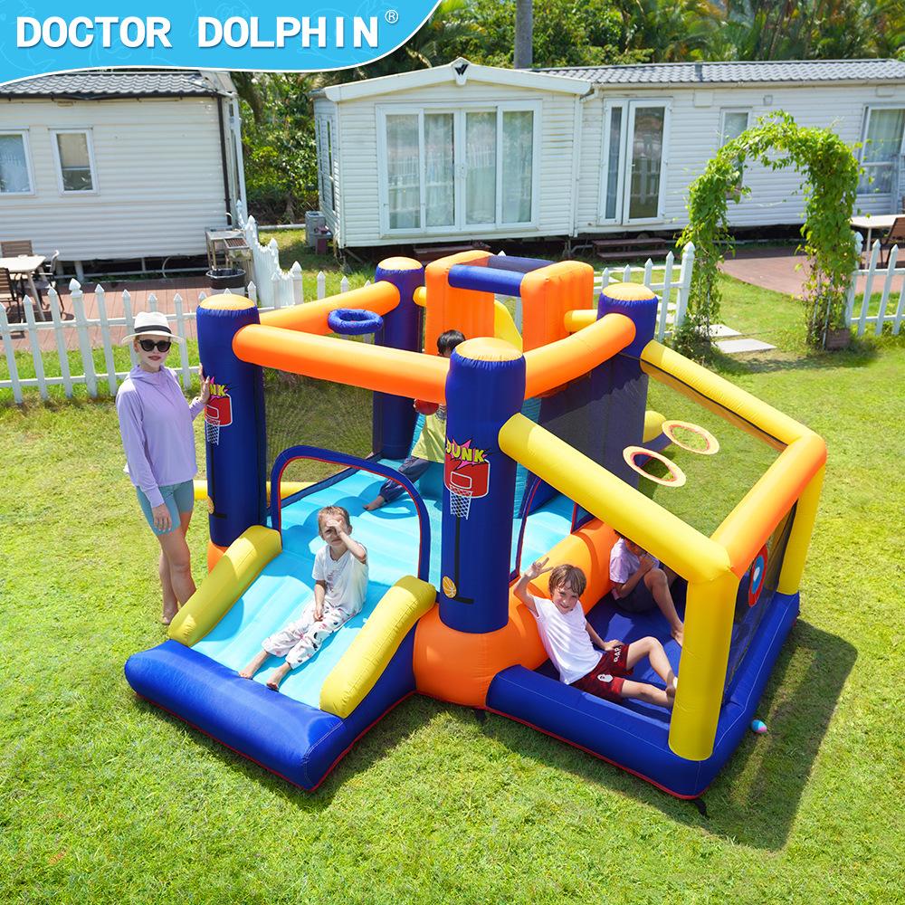household children's inflatable castle children's household castle small inflatable castle household inflatable slide inflatable trampoline