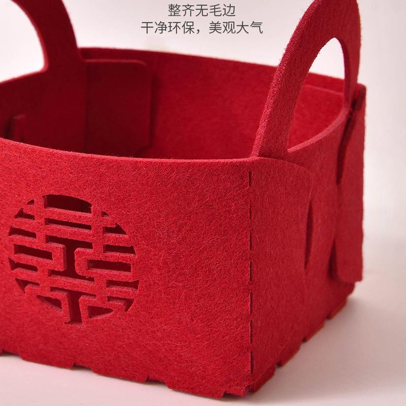 Early Birth Basket Wedding Room Wedding Bed Arrangement Pressing Bed Dried Fruit Decoration Mold Knot Wedding Supplies Decoration Item Picture