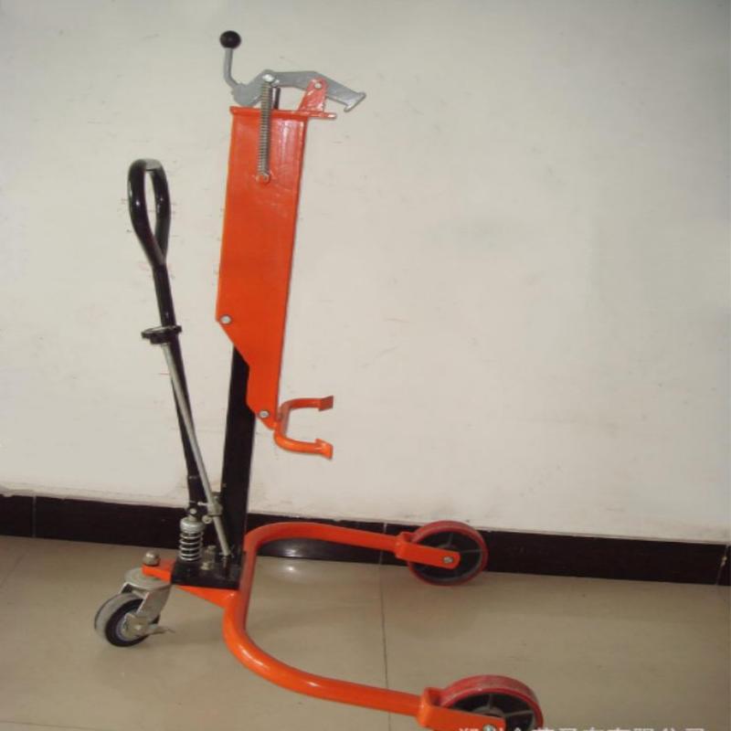 manual hydraulic oil drum truck oil drum loader trolley round barrel truck factory direct supply hardware tools details Picture