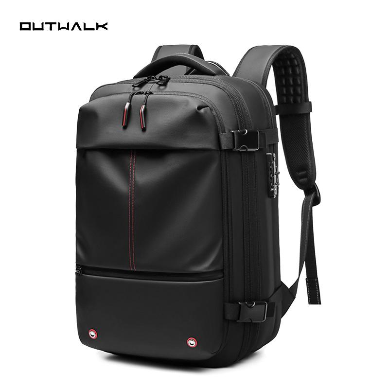 travel vacuum backpack men's business multifunction computer bag vacuum compression bag large-capacity backpack tpu Item Picture
