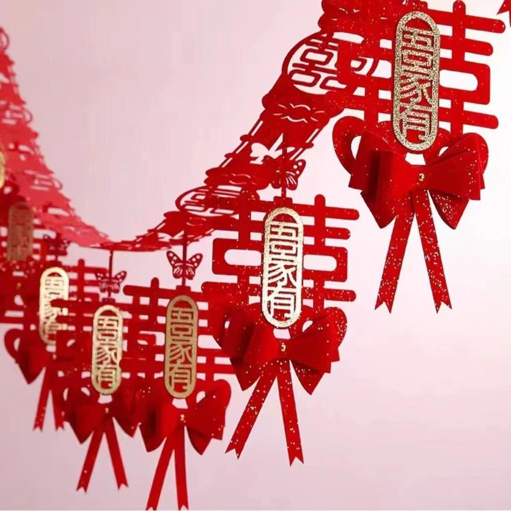 wedding room layout xi decorations garland decoration scene layout festive wedding wedding supplies living room ornaments pendant wholesale full figure