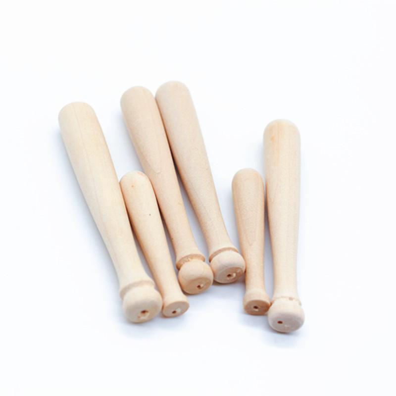 mini wooden stick baseball bat accessories new creative wooden stick wooden stick accessories baseball bat wooden ball wooden bead wholesale factory