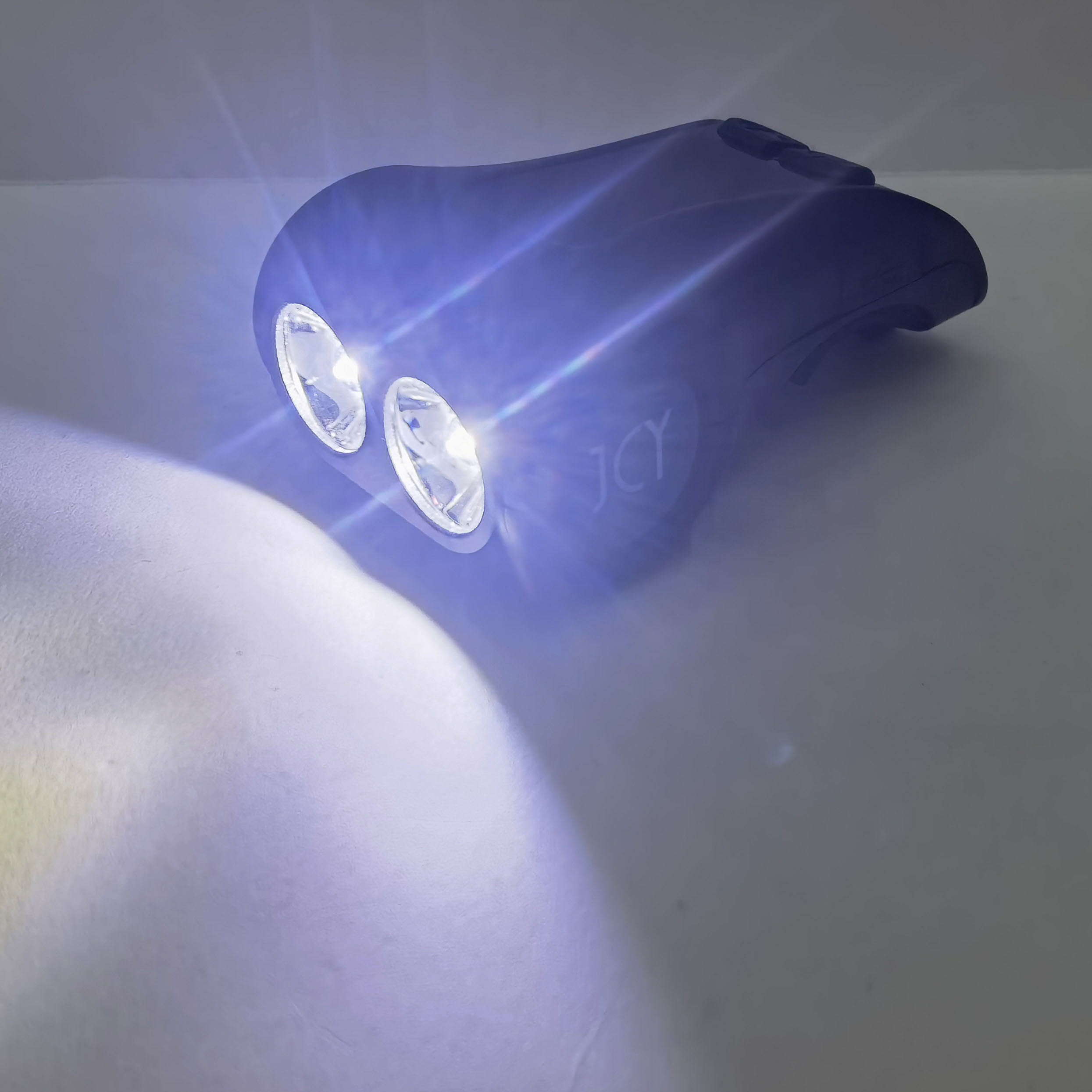 240801 horn light USB charging bicycle headlight Horn light Bell Night Cycling headlight Bicycle strong light flashlight equipment Item Picture