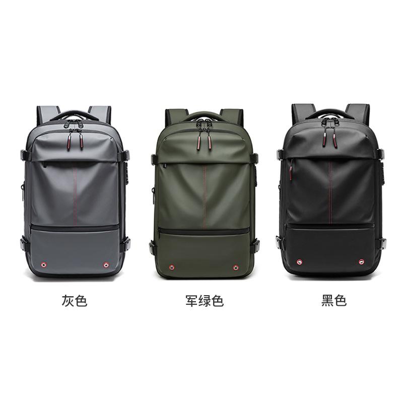travel vacuum backpack men's business multifunction computer bag vacuum compression bag large-capacity backpack tpu details Picture