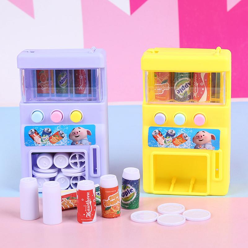 Simulation Coin Vending Machine Children Vending Machine Drinks Vending Machine Toys 3-6 Years Old Girl Boy Wholesale