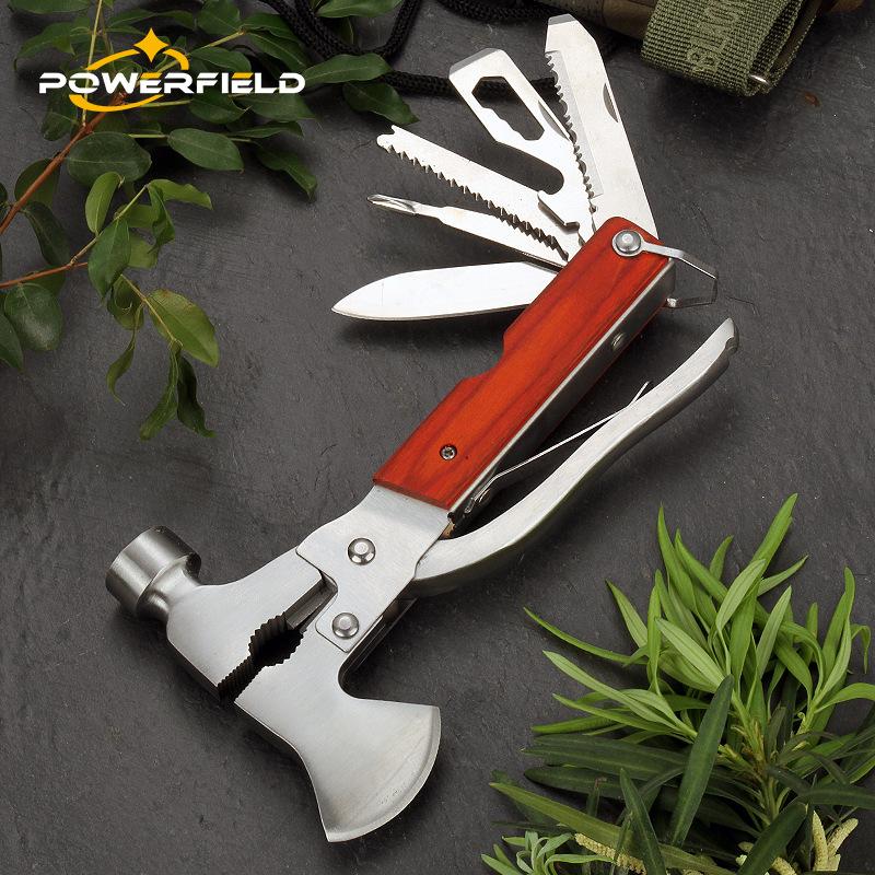 cross-border spot outdoor survival multi-function tool fire axe factory direct camping life hammer multi-function axe full figure