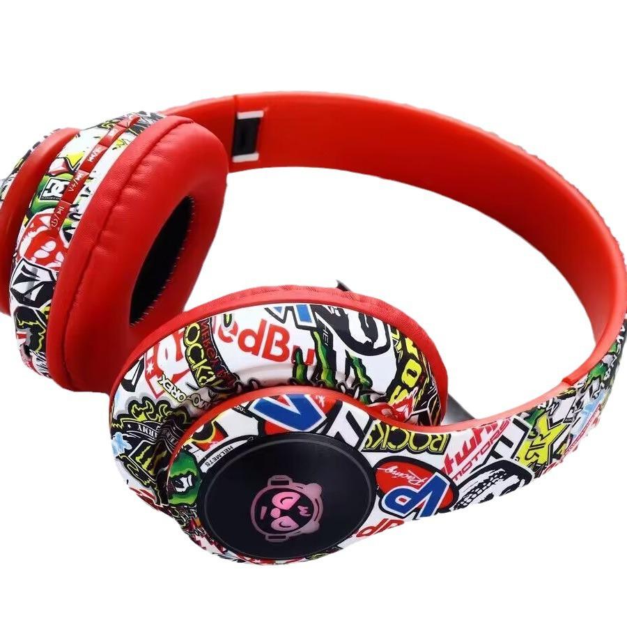 xx-1102 cross-border hot new headset cute bluetooth earphone cellphone computer music stereo headset Item Picture