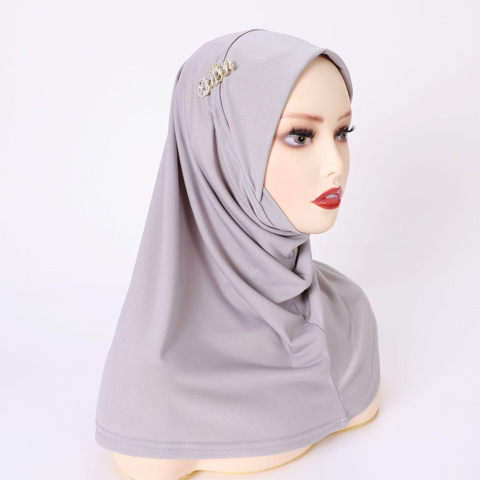 live broadcast cross-border crystal hemp convenient headgear diy detachable diamond alloy accessories nationality-featured cap middle east africa headgear Item Picture