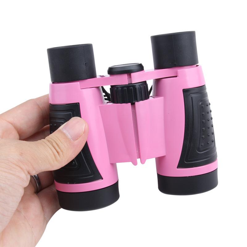children's outdoor adventure color toy telescope 5x30 binocular hd high power telescope boys' and girls' toys details Picture