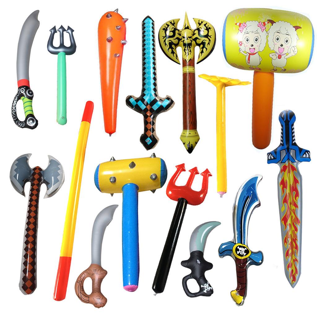 28 inflatable knife and fork sword stick weapon inflatable weapon inflatable hammer inflatable sword inflatable stick inflatable axe