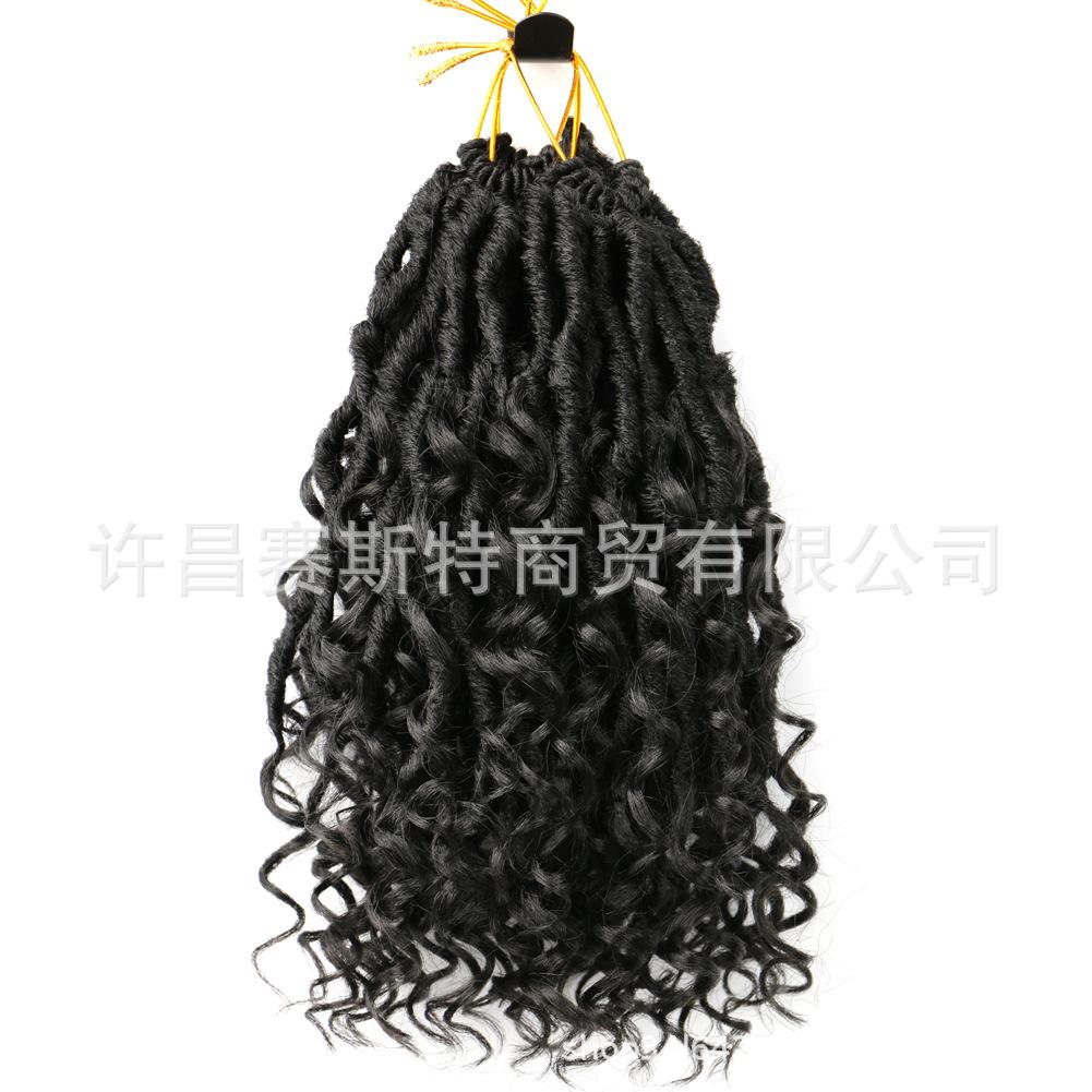 cross-border european and american crochet wig africa dreadlocks river locs africa dreadlocks 10inch statue of liberty flying son Item Picture