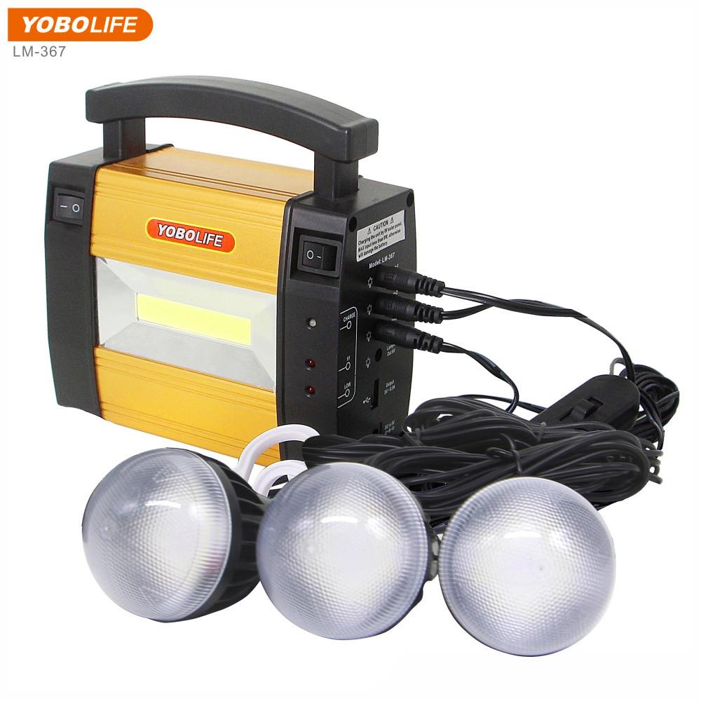 Youbangliang Small Solar Power System Aluminum Alloy Shell 3V Lighting Sold to Africa Southeast Asia Foreign Trade Edition Application Scenario