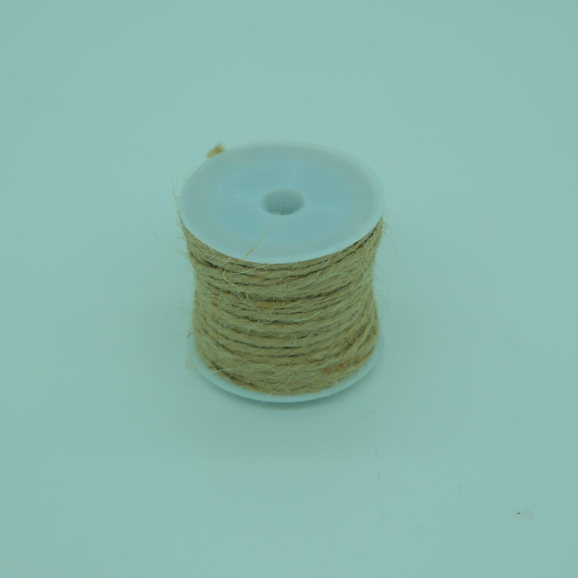 in stock handmade braided rope diy hemp rope decorative rope kindergarten handmade rope export natural yellow linen rope Application Scenario