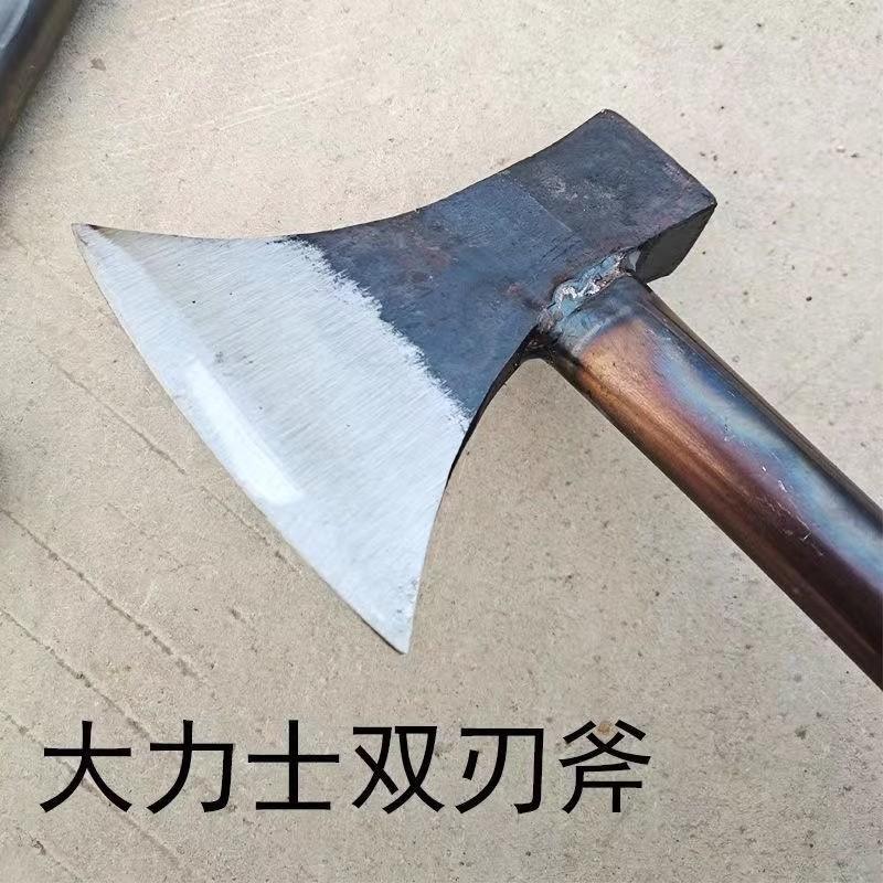 one-piece starting axe household wood splitting all-steel outdoor wood cutting tool woodworking small axe Application Scenario