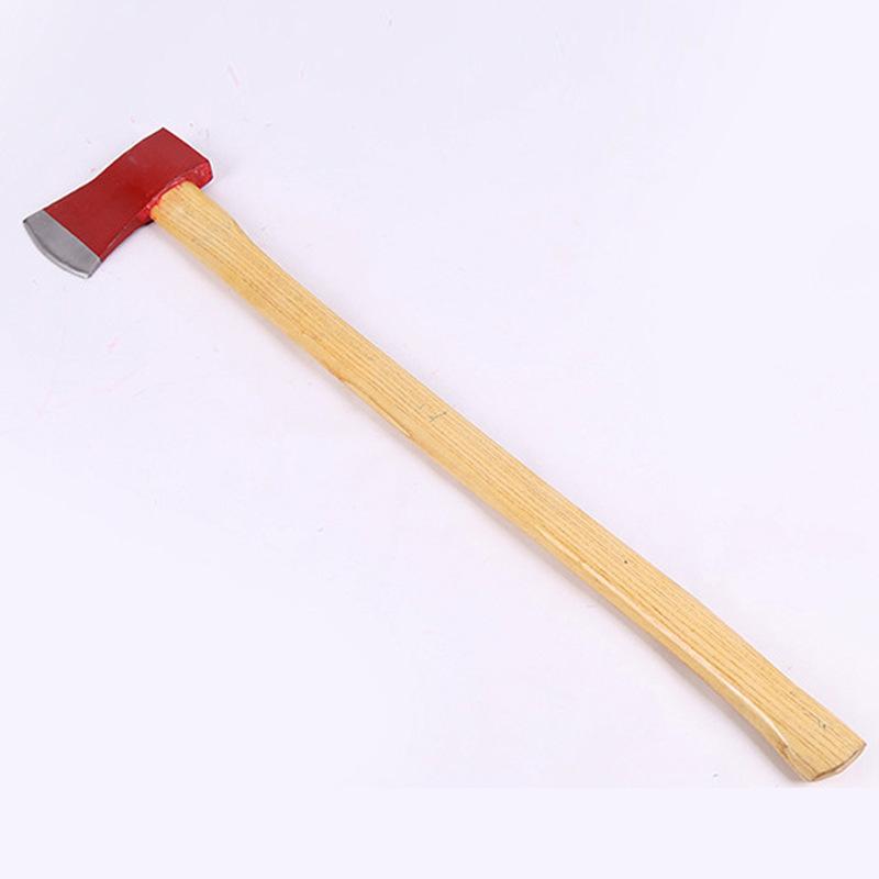 agricultural tools reinforced long handle red dehui large board axe fire fighting firewood axe logging axe breaking and breaking mountain axe Application Scenario