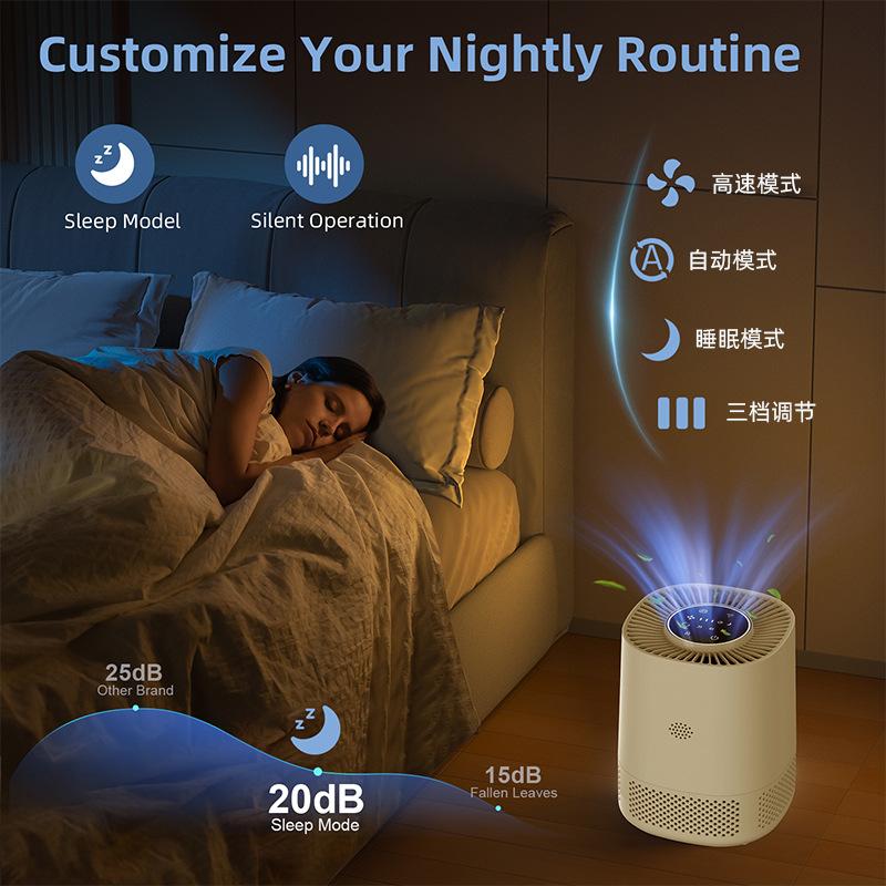 cross-border new arrival air purifier pj06 household desk desktop touch wifi smart air purifiers Application Scenario