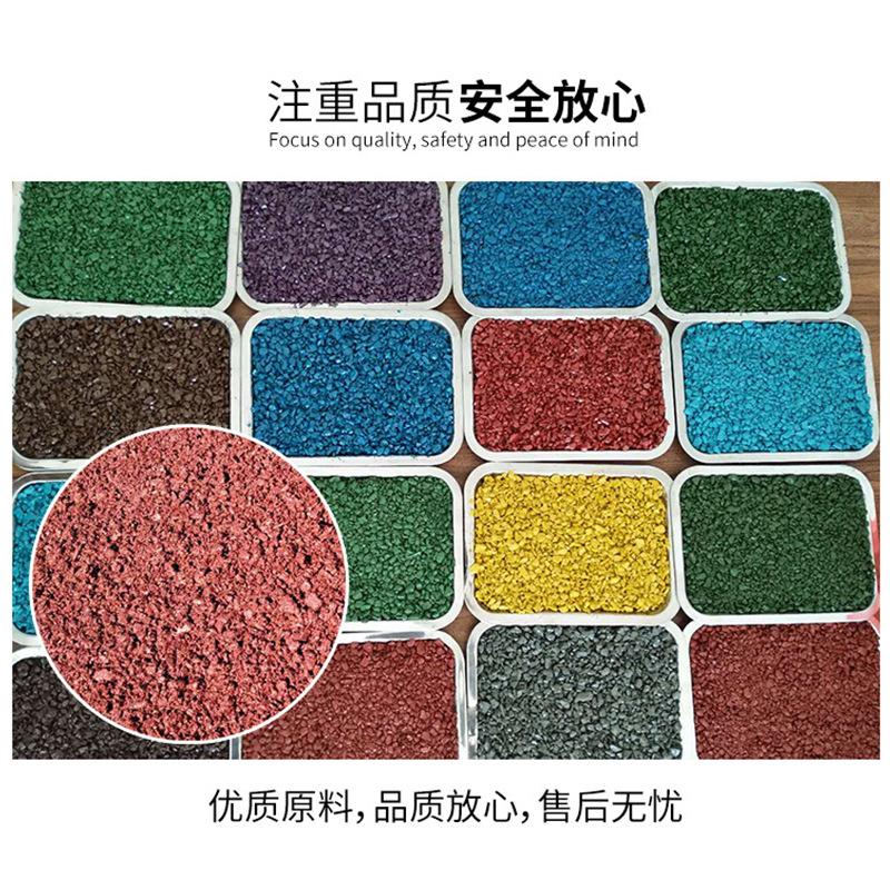 high-viscosity color permeable cold mixed asphalt glue non-slip pavement adhesive polyurethane adhesive stone manufacturer Application Scenario