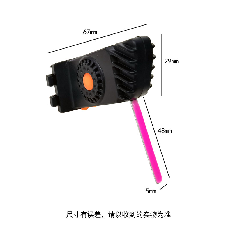 Yq-208 USB rechargeable bicycle taillight, creative bicycle riding taillight, 1-shaped COB flowing light, flashing safety warning Specification image