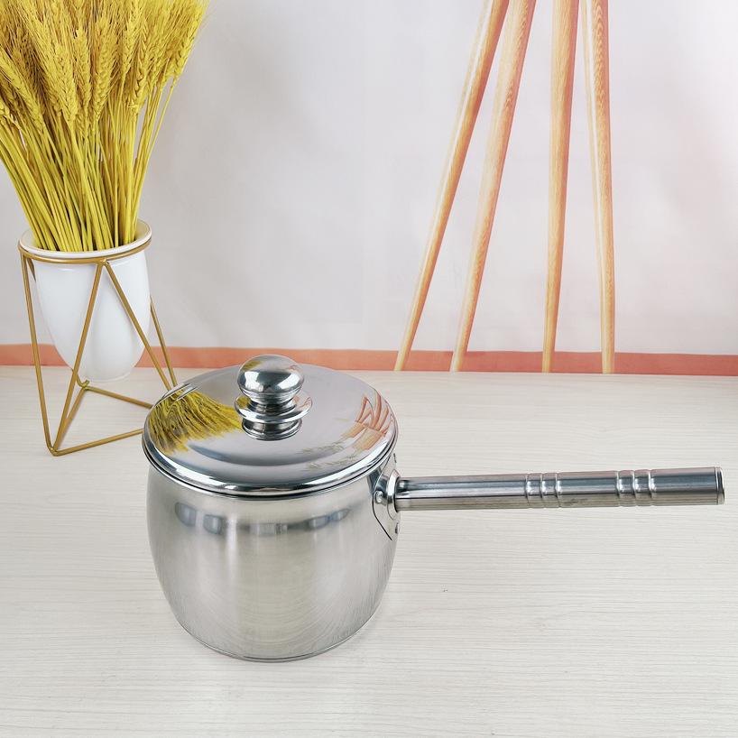 foreign trade stainless steel pot rising shape set pot large capacity africa ultra-high pressure pot thickened compound bottom single handle set pot Specification drawing