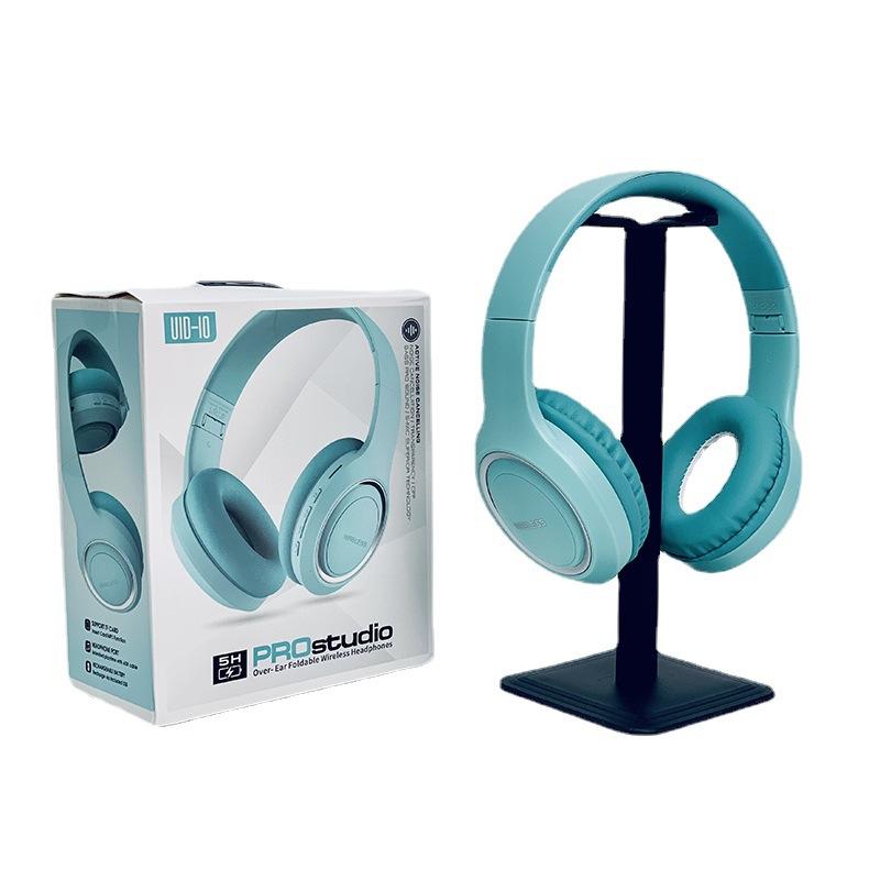 uid-10 bluetooth headset cross-border hot mobile phone wireless bluetooth headphone head-mounted bass gift headset Item Picture