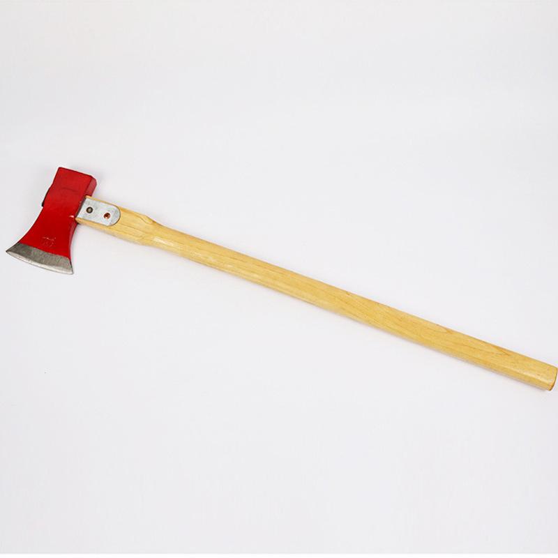 agricultural tools reinforced long handle red dehui large board axe fire fighting firewood axe logging axe breaking and breaking mountain axe Specification drawing