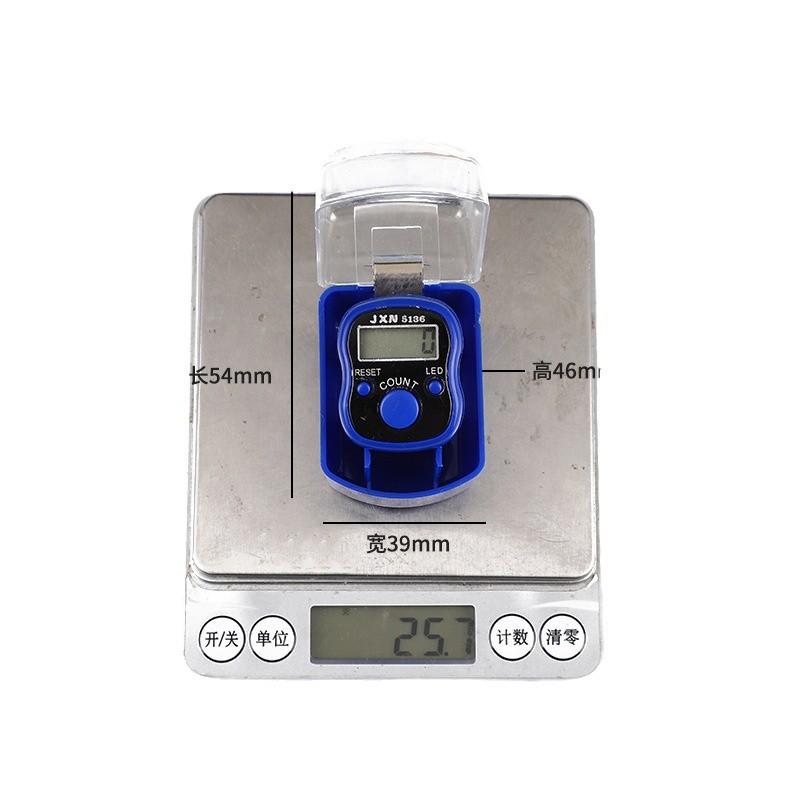 1020 bread box led counter manual register finger ring counter transparent gift box register Item Picture