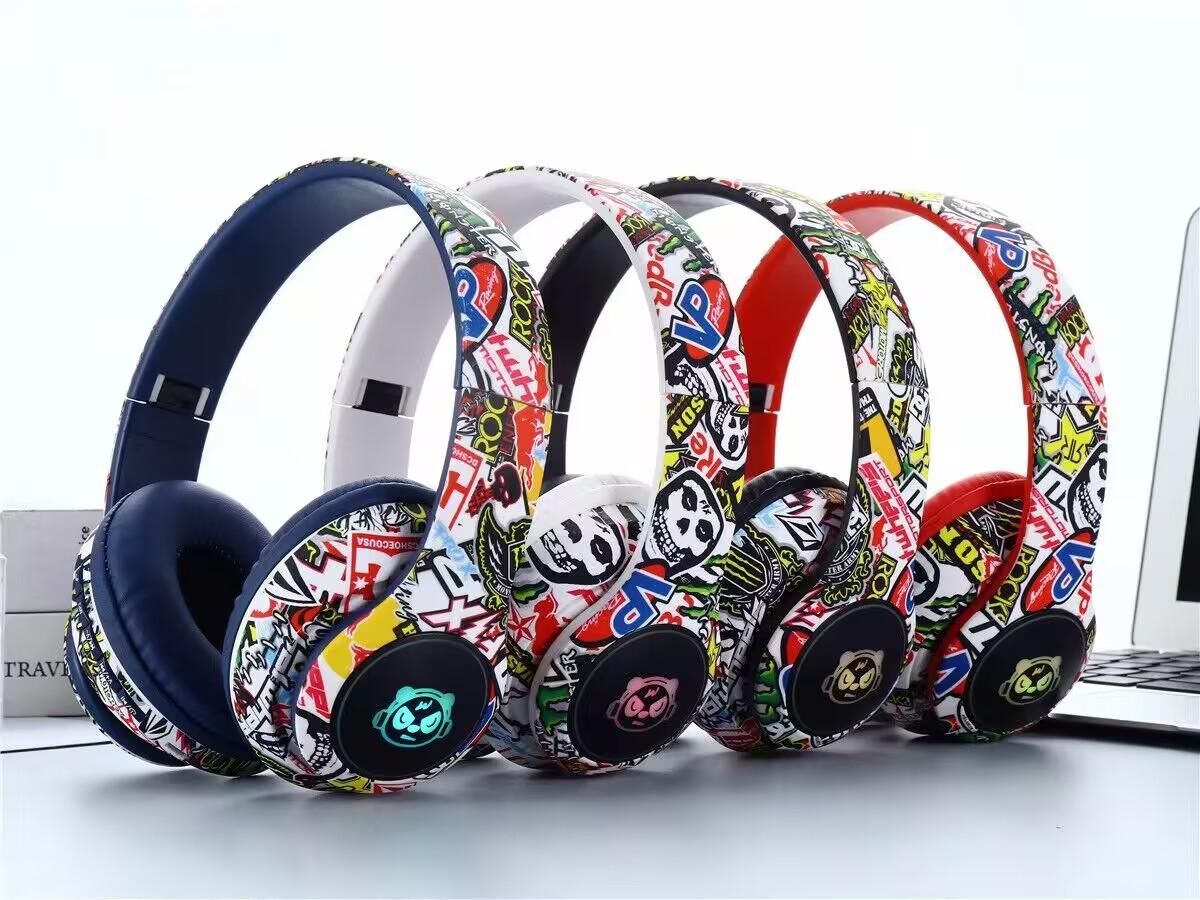 xx-1102 cross-border hot new headset cute bluetooth earphone cellphone computer music stereo headset Specification drawing