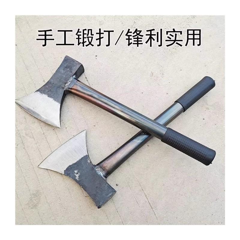 one-piece starting axe household wood splitting all-steel outdoor wood cutting tool woodworking small axe Item Picture