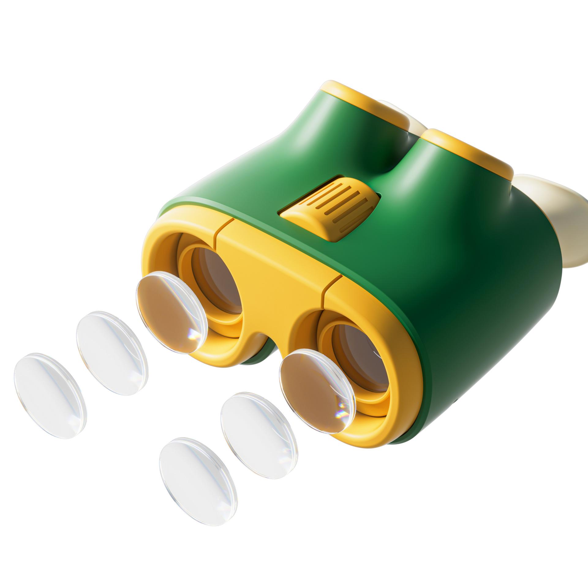 factory wholesale outdoor adventure hd high-power binocular children's telescope eye protection student small portable toy Item Picture