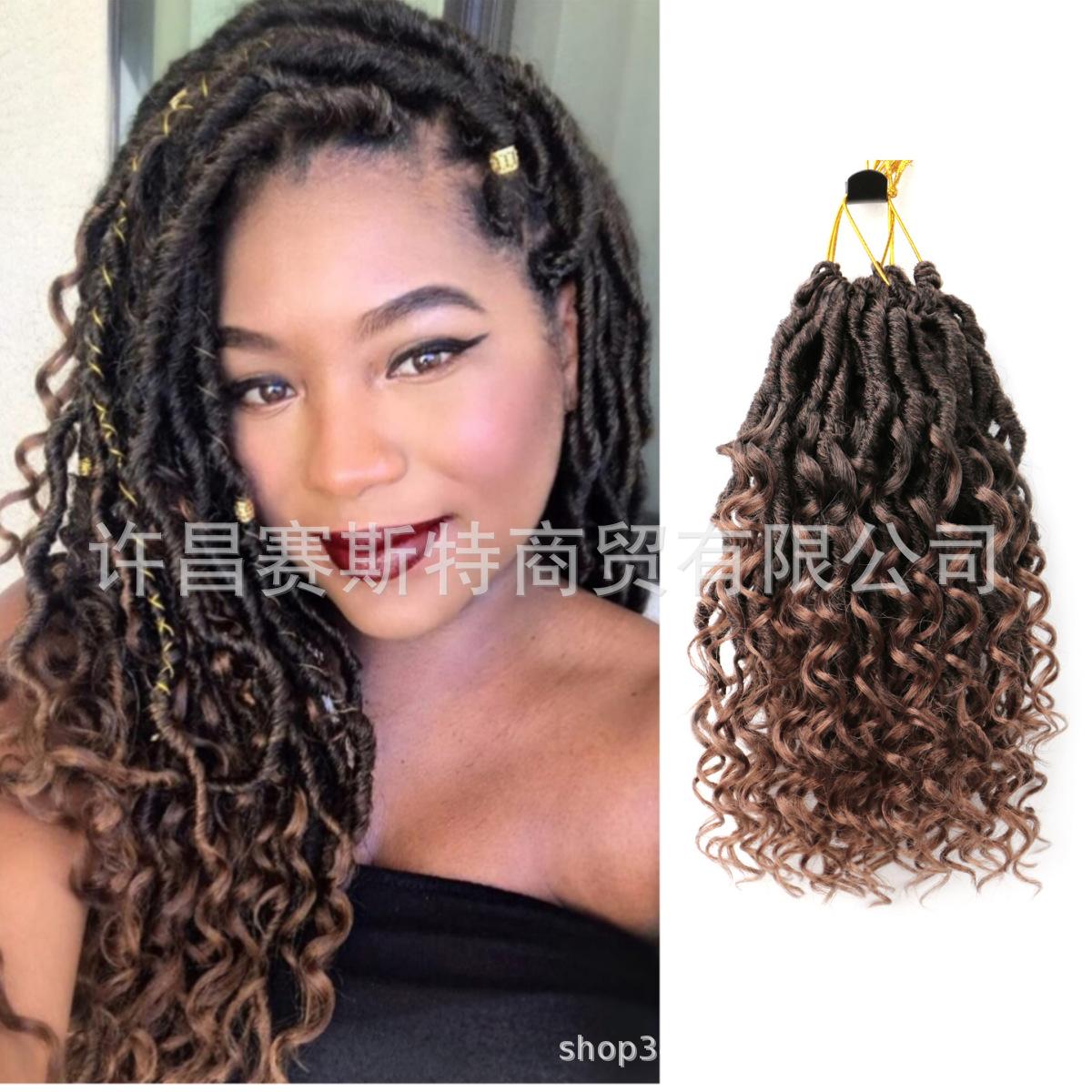 cross-border european and american crochet wig africa dreadlocks river locs africa dreadlocks 10inch statue of liberty flying son details Picture