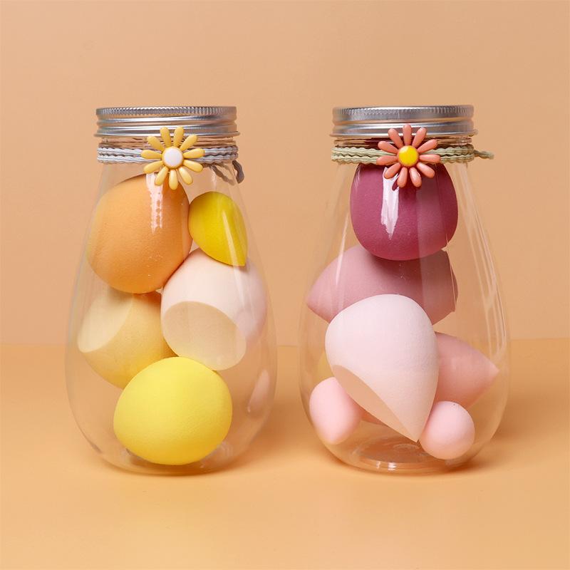 Beauty Blender Gourd Powder Puff Wet and Dry Water Drop Oblique Cut Beauty Blender Independent Packaging Smear-Proof Makeup Beauty Blender Application Scenario