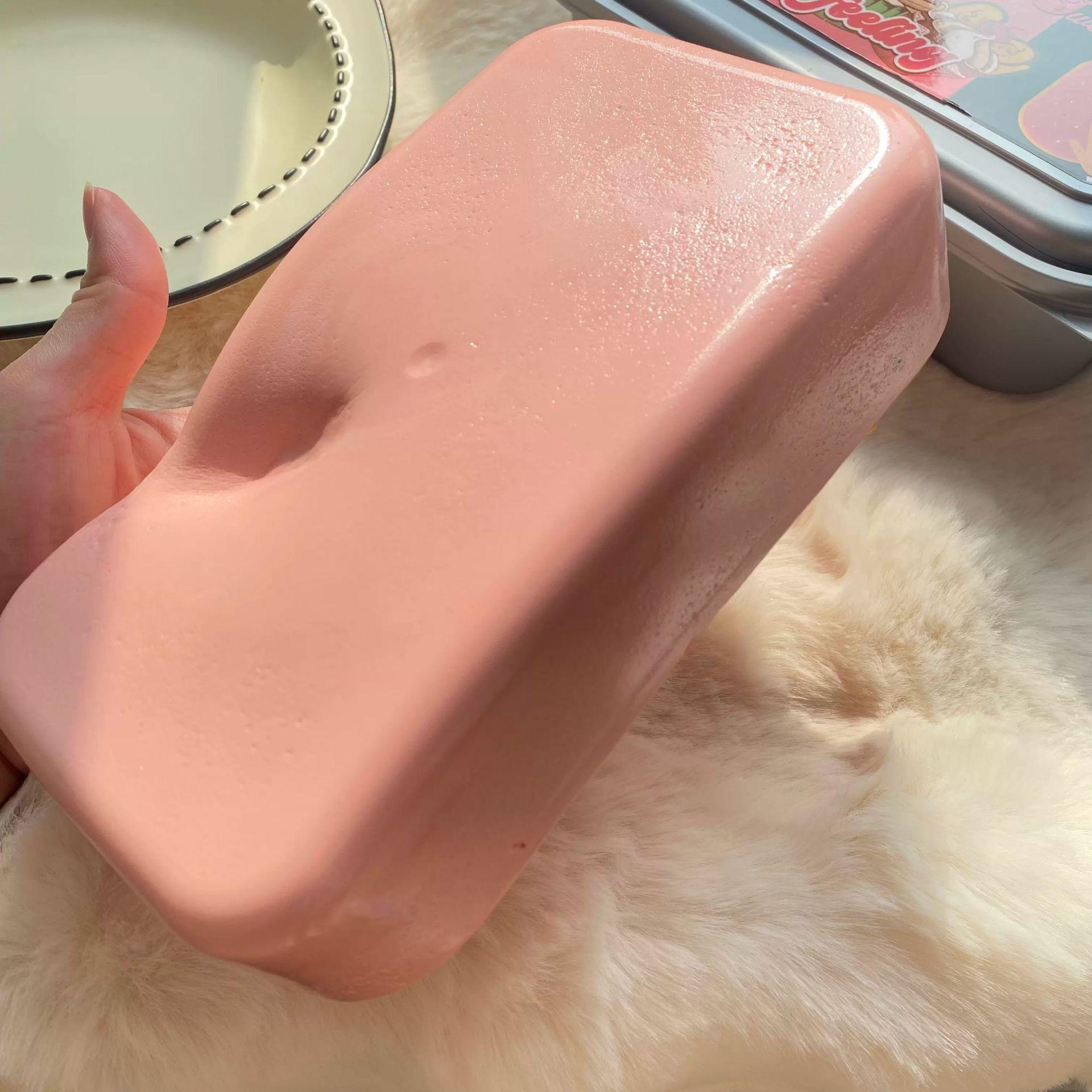 squishy slow rebound boxed replica bread cake squeezing toy solid-state slim toy finger-sucking toast