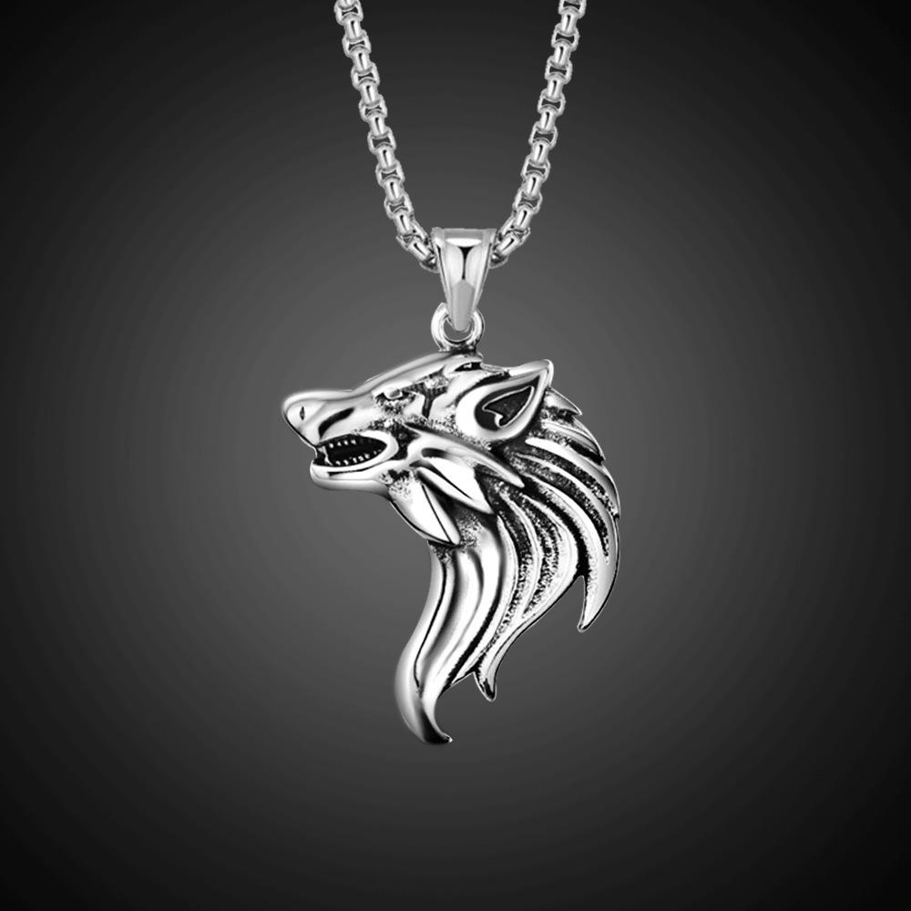 2023 new foreign trade ornament wholesale personalized retro viking axe men's titanium steel pendant necklace Application Scenario