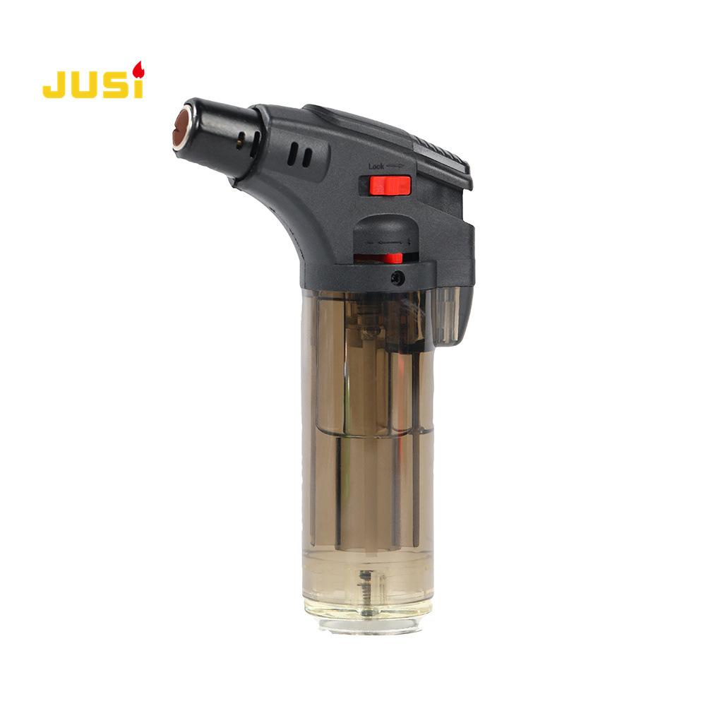 999 long mouth direct punch burning torch cigar high temperature welding gun spray gun gas windproof moxibustion lighter factory wholesale Item Picture