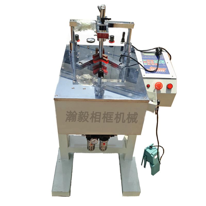 photo frame and picture frame corner nailing machine cnc button corner nailing machine 90 degree angle, touch button cnc corner nailing machine corner nailing machine details Picture