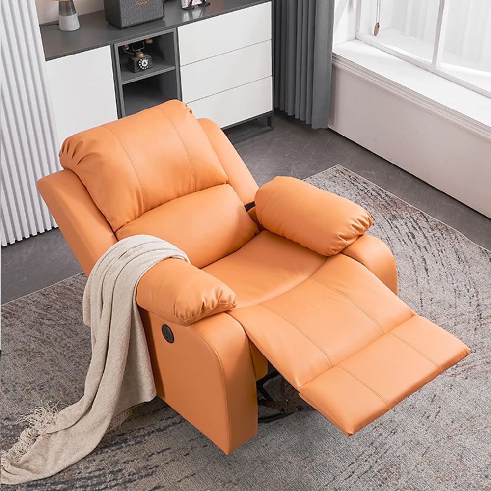 space massage armchair first-class single rocking couch massage reclining lazy leather home lunch break electric recliner Specification drawing