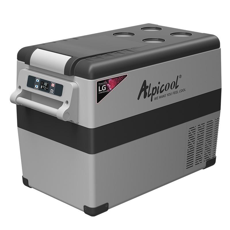 Alpicool Alpicool Compressor Car Ice Box Dual Use in Car and Home 45l Dormitory Mini Mini Refrigerator Frozen Cold Item Picture