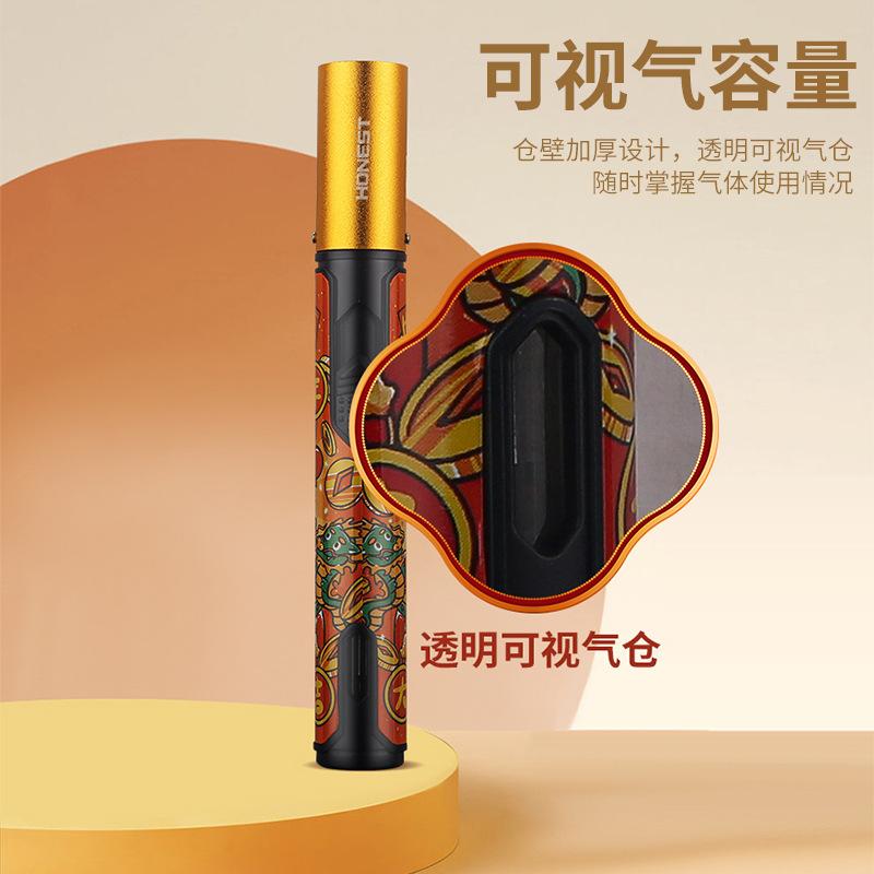 windproof lighter inflatable long handle-point firecrackers fireworks moxibustion cigar special spray gun dragon year limited igniter details Picture