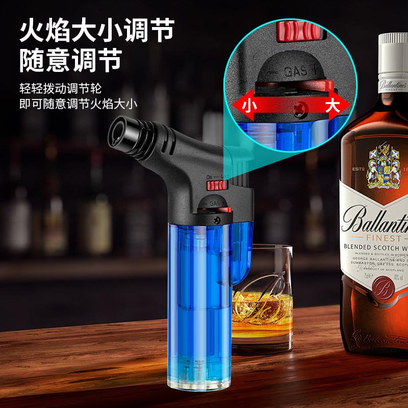 moxibustion windproof creative lighter direct gas igniter point moxa stick cigar baking spray gun one-piece starting batch Specification drawing