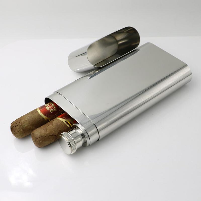 [long time] spot 304 stainless steel cigar box wine tube wine pot cigar tube amazon sources full figure