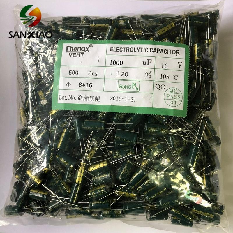chongx factory direct sales plug-in aluminum electrolytic capacitor 13 * 21mm 400v22uf 33uf high frequency direct plug Item Picture