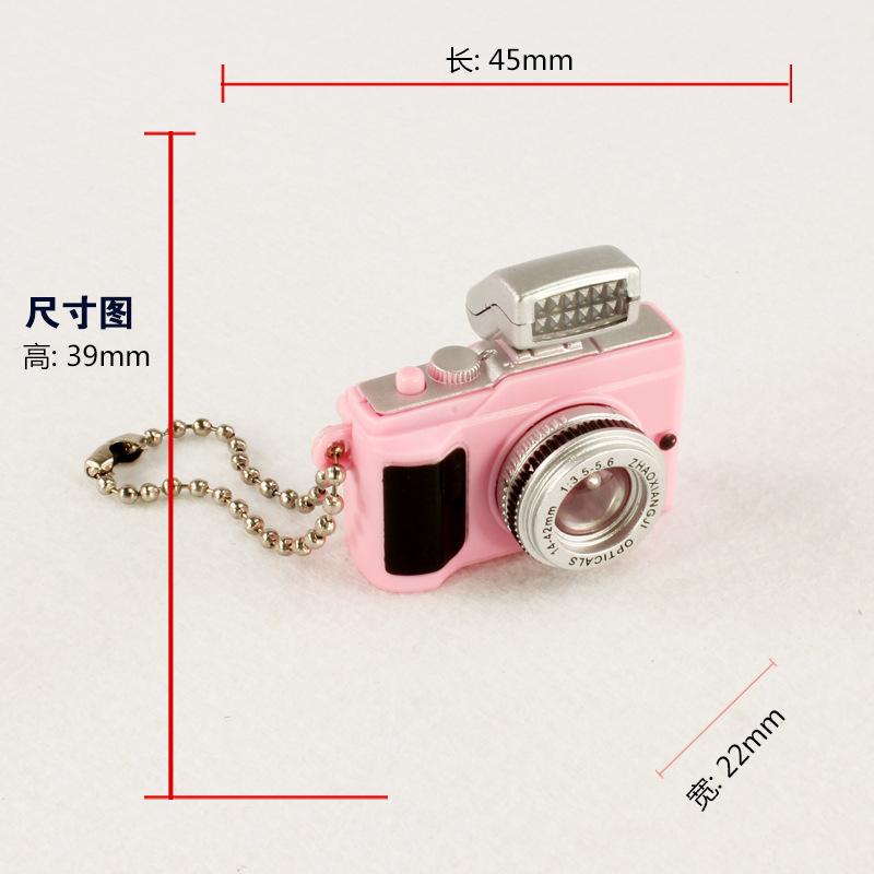 small camera luminous sounding keychain korean fashion simulation camera led schoolbag handbag accessories small pendant Application Scenario